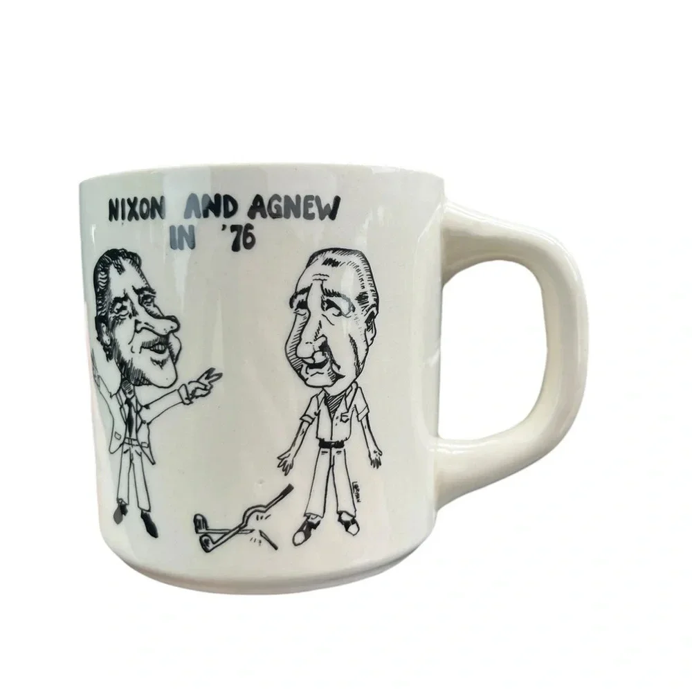 Nixon/Agnew in '76 Presidential Souvenir Mug USA
